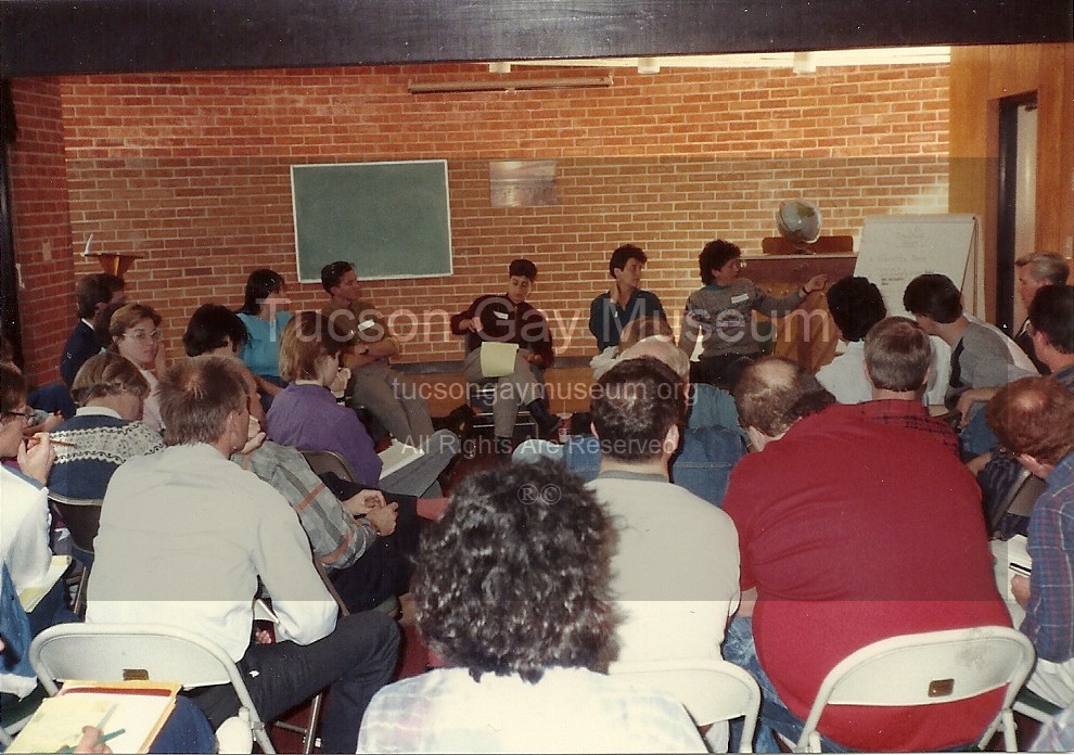 1988 Community Center Meeting Photo Copyrighted Protected Exhibit